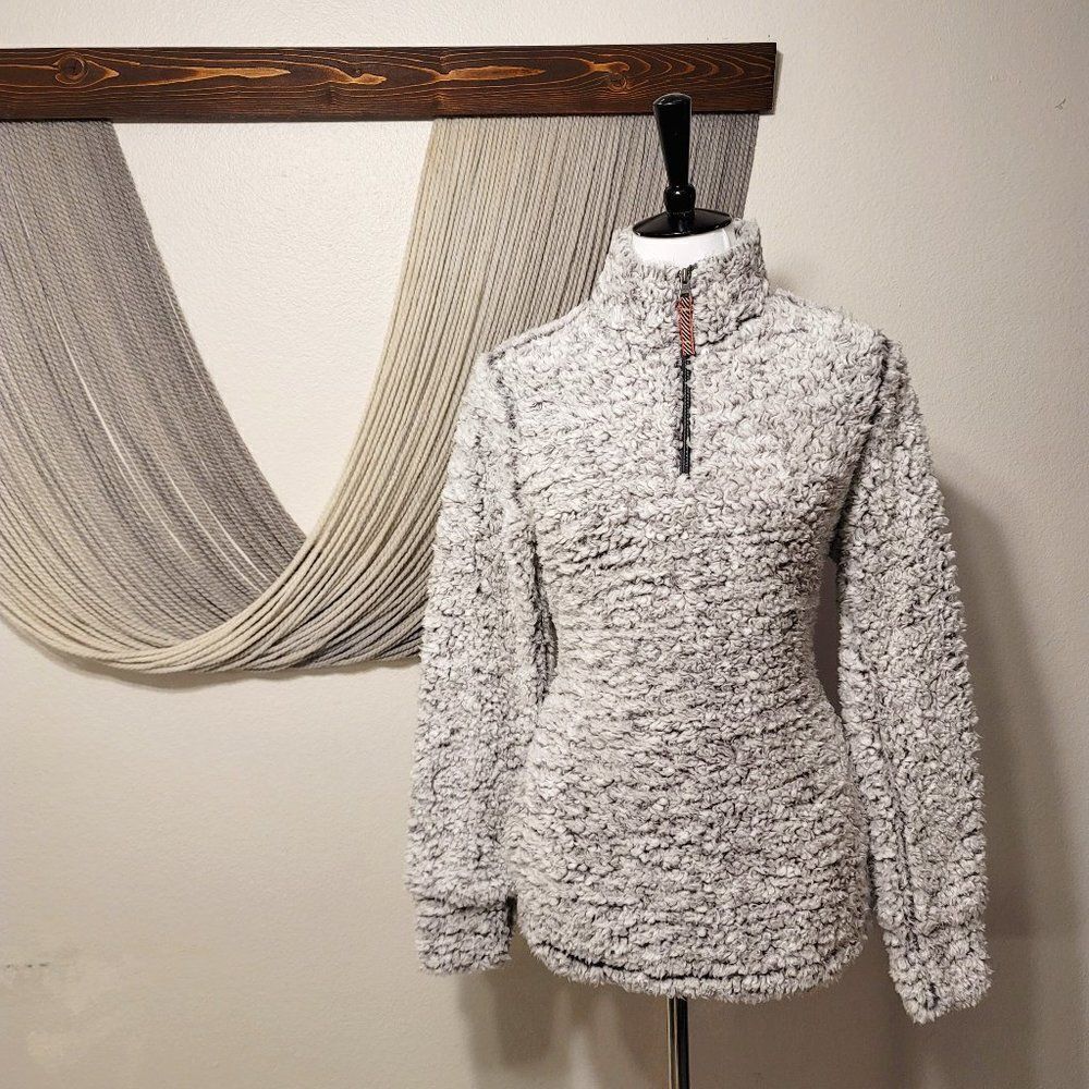 Weatherproof Ultra Soft Fleece 1/4 Zip Pullover Sweater Sz S